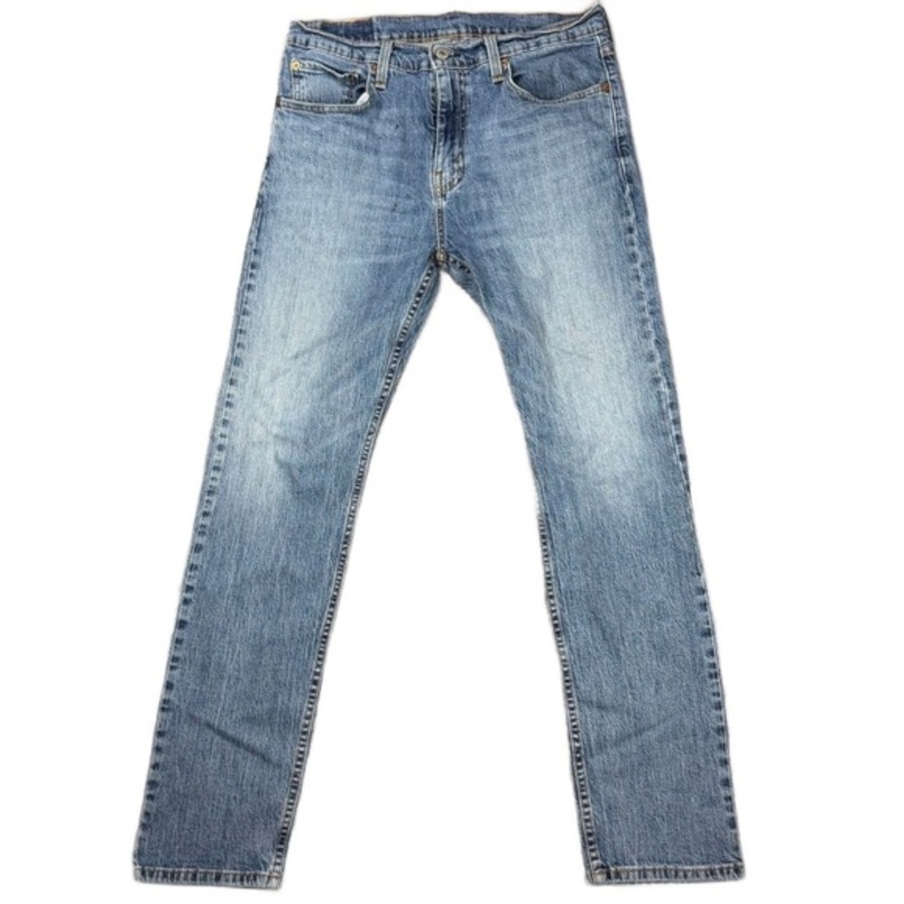 Levi's 502 Tapered Men's Denim Jeans W31 L29.5 Blue Wash Casual Faded Minimalist